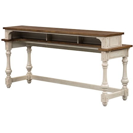 Relaxed Vintage Console Table with Storage