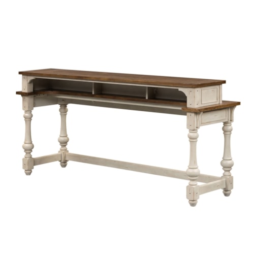 Relaxed Vintage Console Table with Storage
