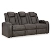 Benchcraft Fyne-Dyme Power Reclining Sofa