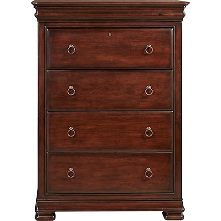 Transitional 4-Drawer Chest