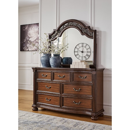 Dresser and Mirror