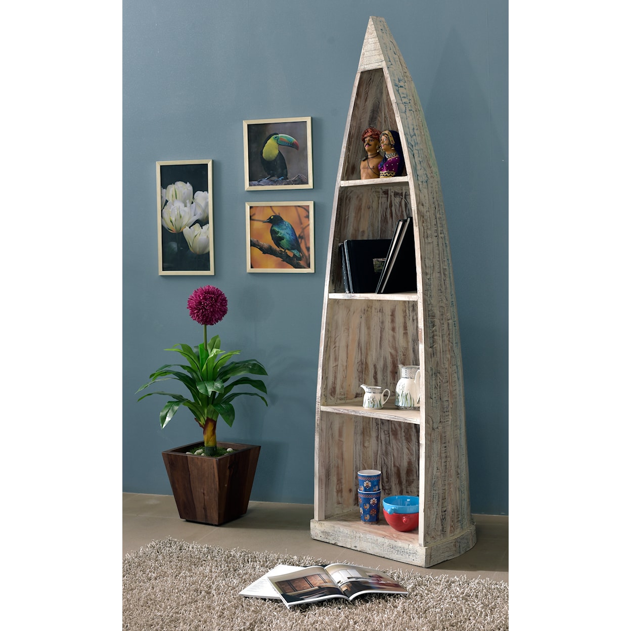 Coast2Coast Home Pieces in Paradise Nautical Bookcase