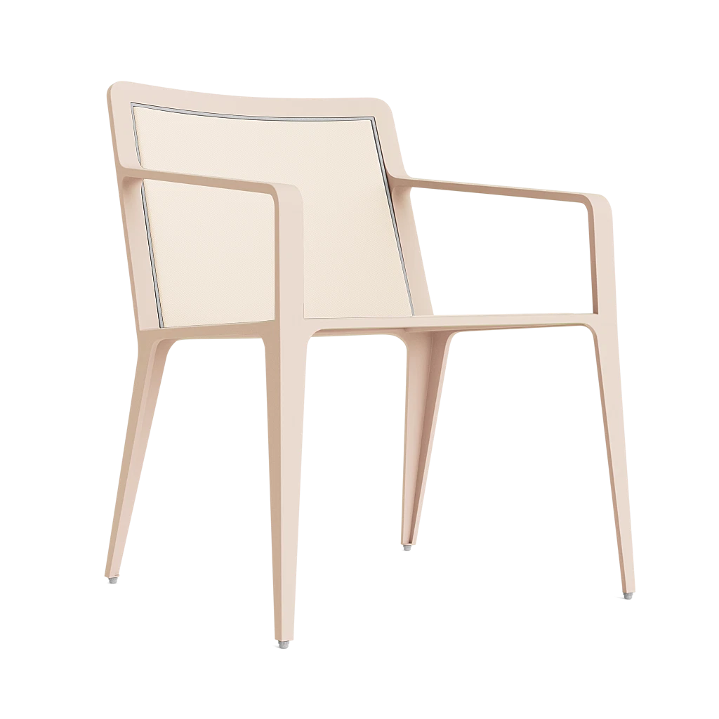 Modern Sling Dining Arm Chair