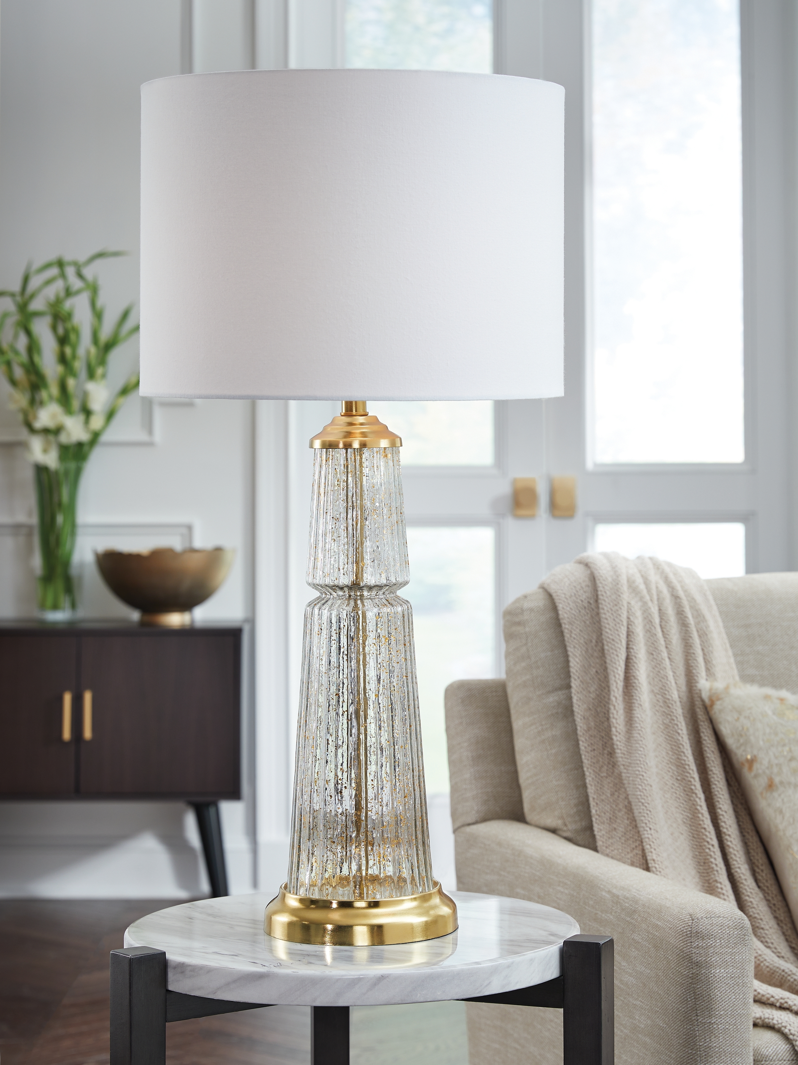Glass Table Lamp