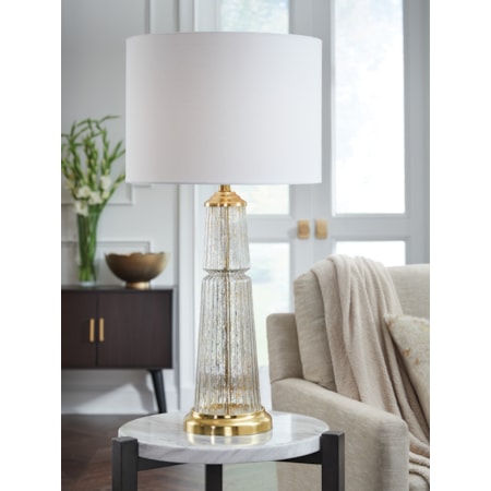 Glass Table Lamp