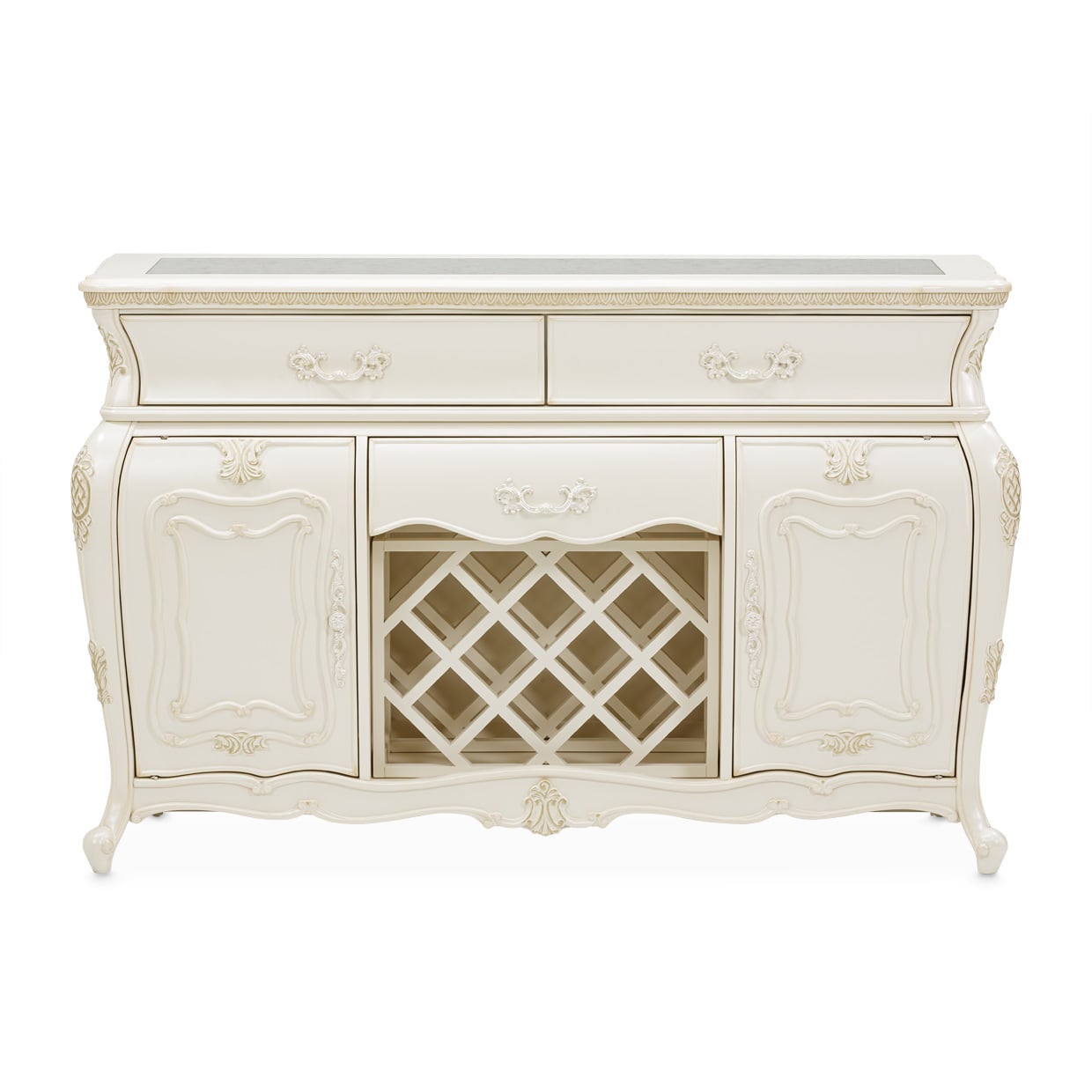 Michael Amini Lavelle Classic Pearl 3-Drawer Sideboard