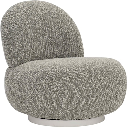 Lulu Fabric Swivel Chair