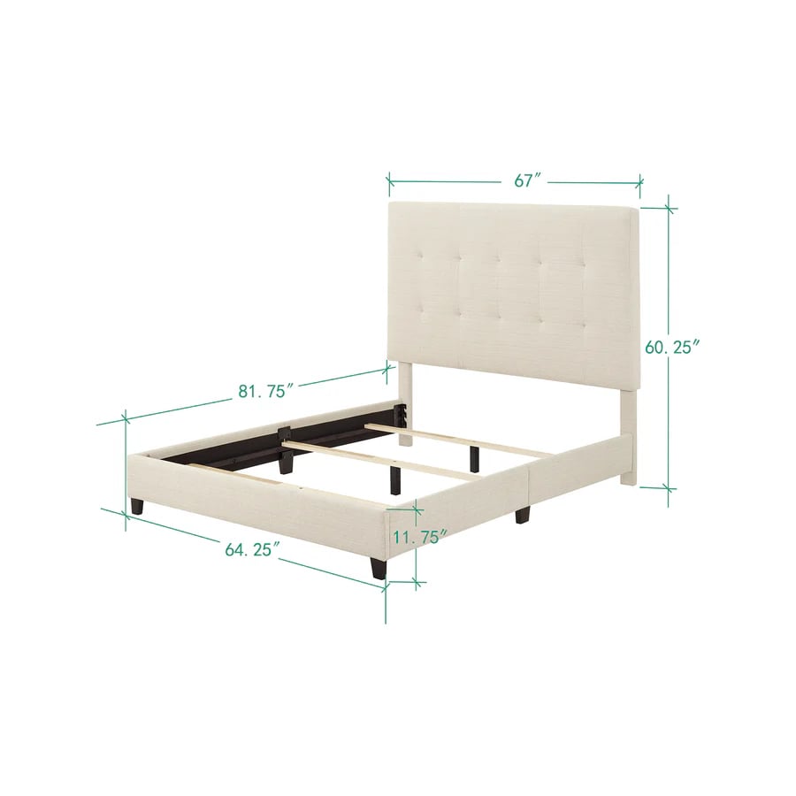 Legends Furniture Bridger Upholstered Queen Panel Bed
