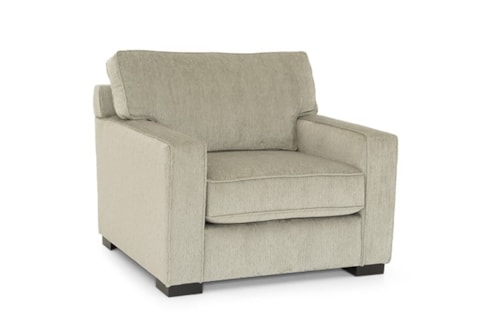 Transitional Chair and a Half