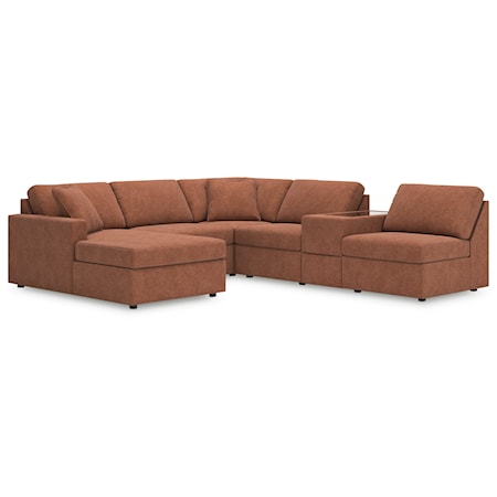 6-Piece Sectional With Chaise