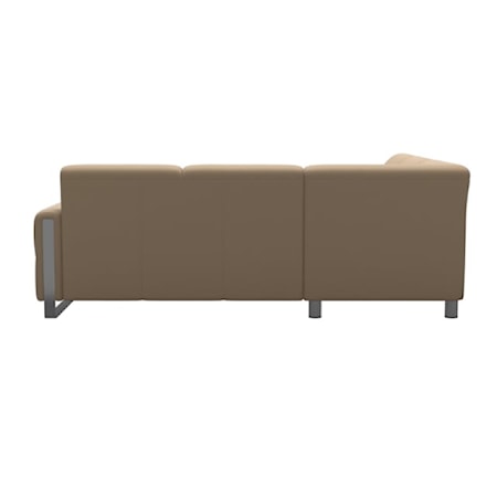 4-Seater Sectional Sofa with Steel Arms