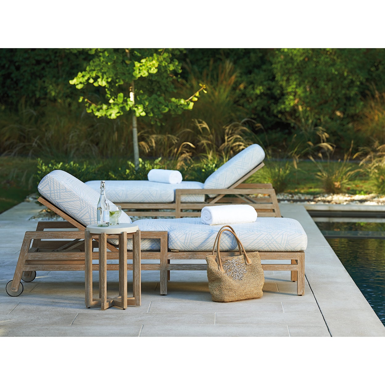 Tommy Bahama Outdoor Living Stillwater Cove Outdoor Chaise