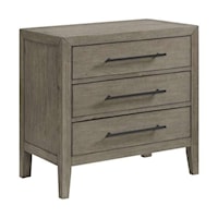 Nightstand with 3 Drawers