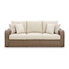 Signature Design by Ashley Sandy Bloom Outdoor Sofa with Cushion