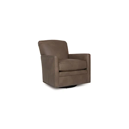 Swivel Glider Chair with Track Arms