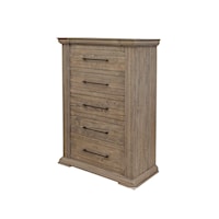 Transitional 5-Drawer Chest