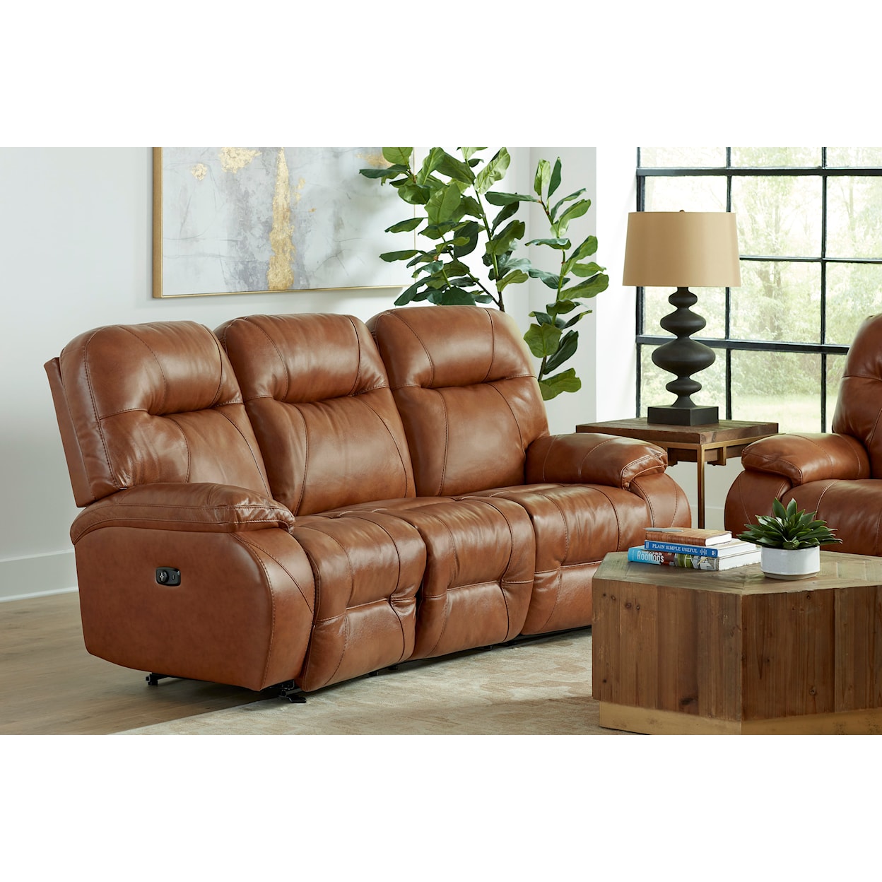 Best Home Furnishings Arial Space Saver Reclining Sofa