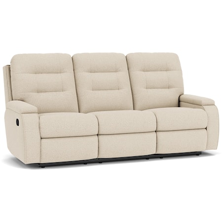Casual Biscuit Back Reclining Sofa