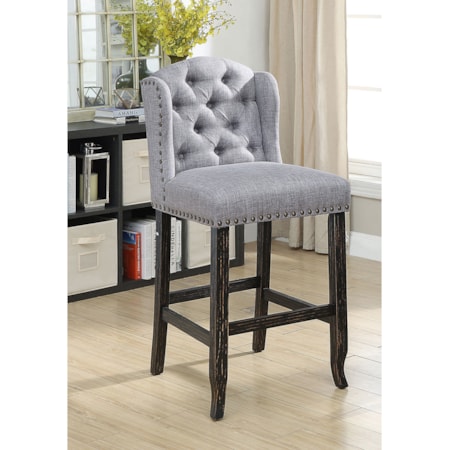 Wing Back Bar Height Chair