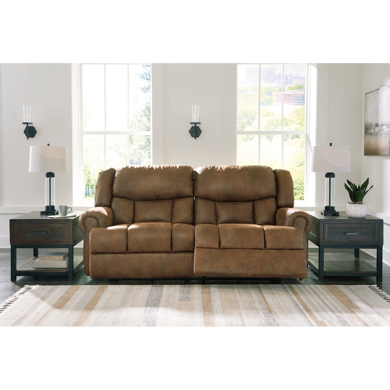 Signature Design by Ashley Furniture Boothbay 2 Seat Reclining Sofa