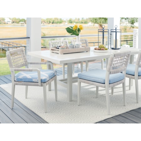 7-Piece Coastal Outdoor Dining Set