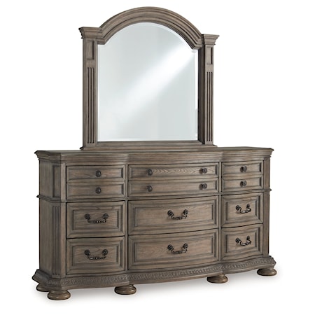 Dresser And Mirror