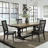 Libby Harvest Home 5-Piece Trestle Table Set