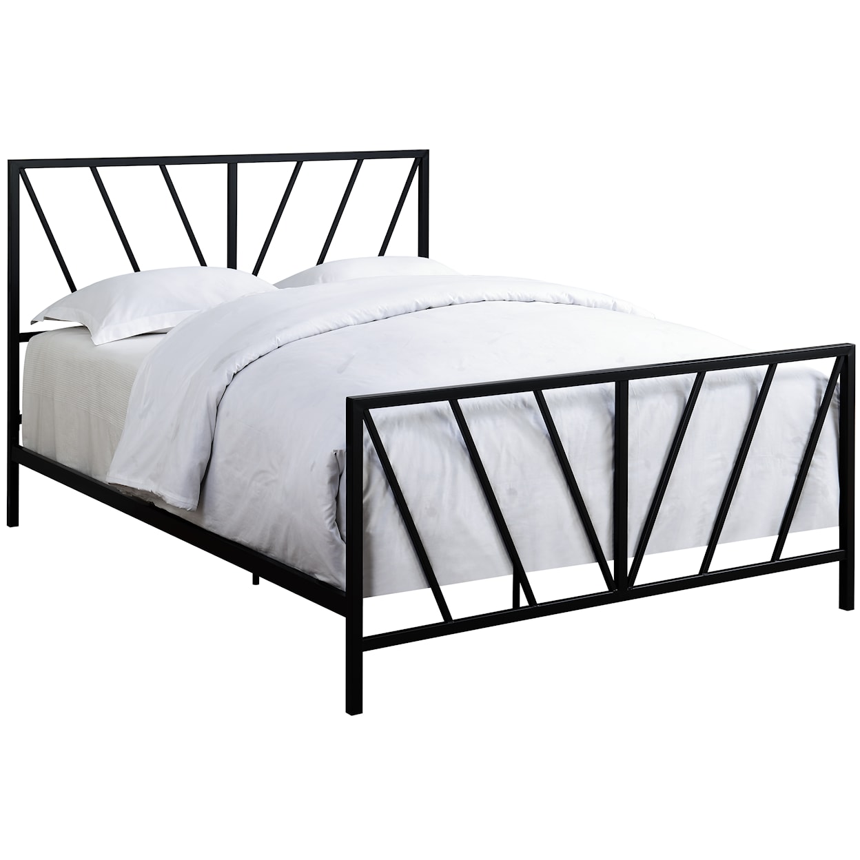 Accentrics Home Fashion Beds Queen Metal Bed