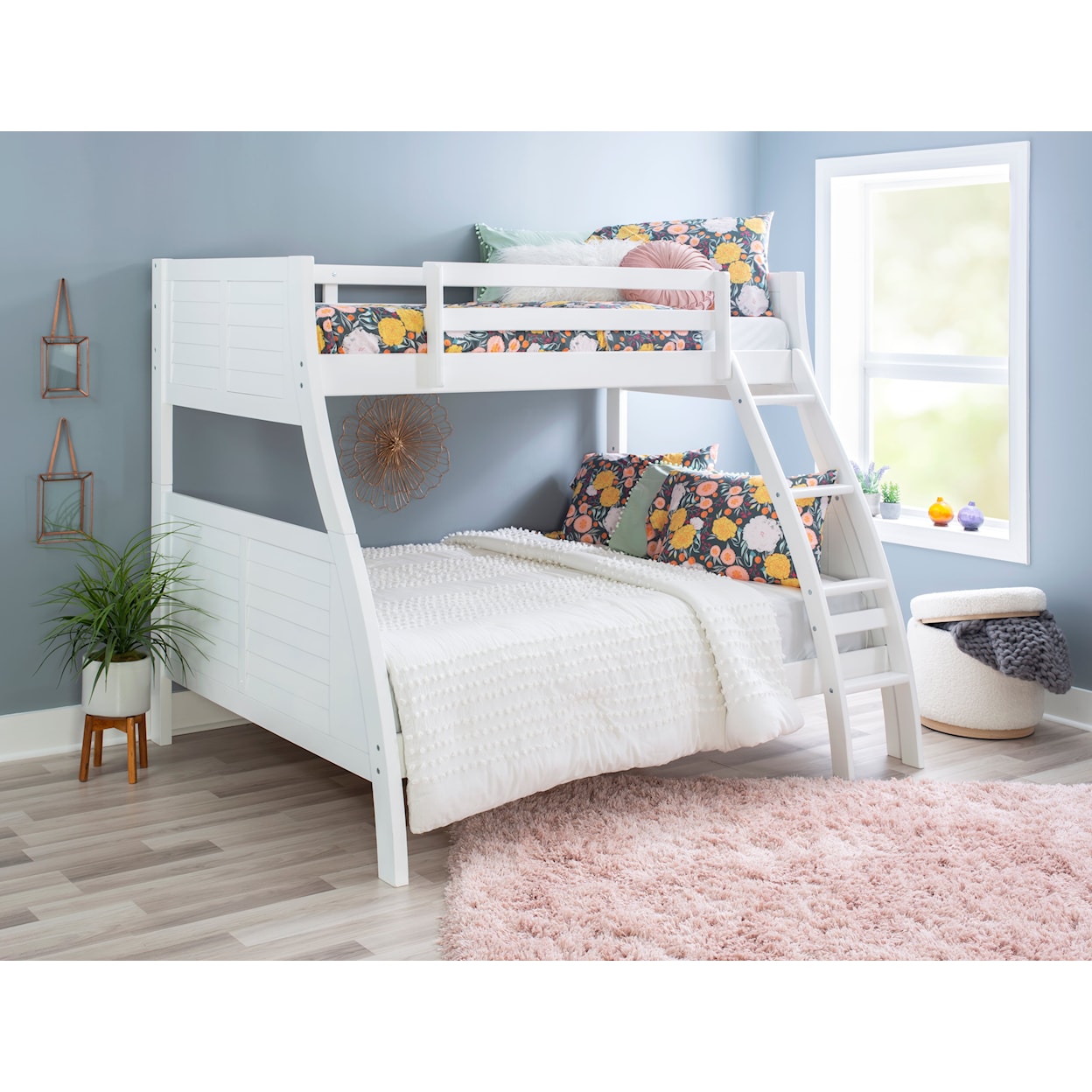 Powell Easton Easton Wht Bunk Bed 2 Carton