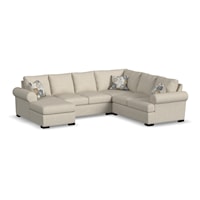 Contemporary U-Shaped Sectional with LAF Chaise