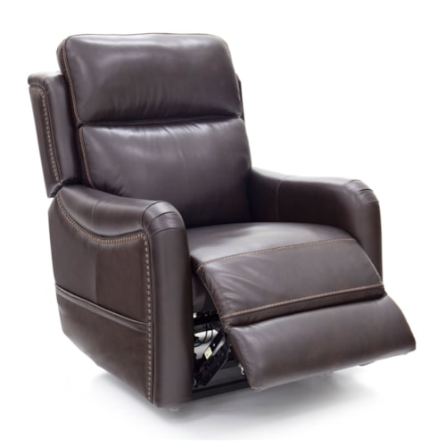 Transitional Power Lift Recliner with Power Headrest