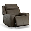 Flexsteel Barnett Power Recliner with Power Headrest & Lumbar