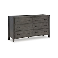 Casual 6-Drawer Dresser