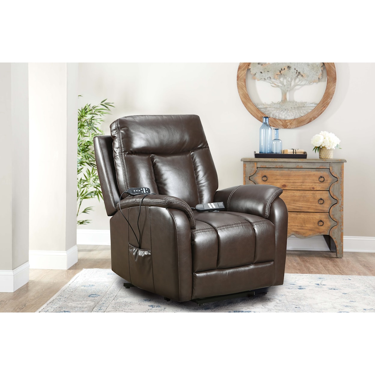 Behold Home 106 Jamey Charcoal Lift Recliner