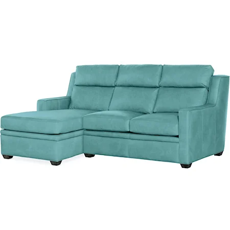 Transitional 2-Piece Chaise Sofa w/ LAF Chaise
