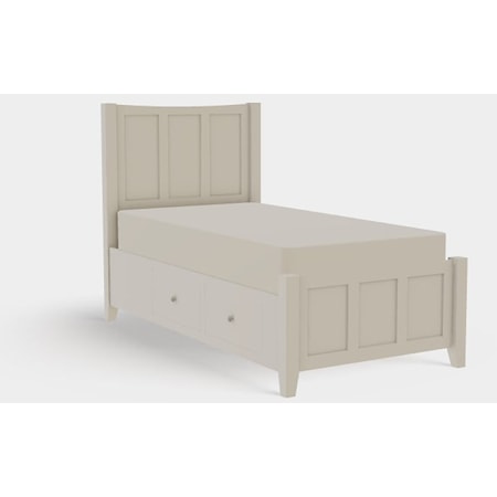 Atwood Twin XL Left Drawerside Panel Bed