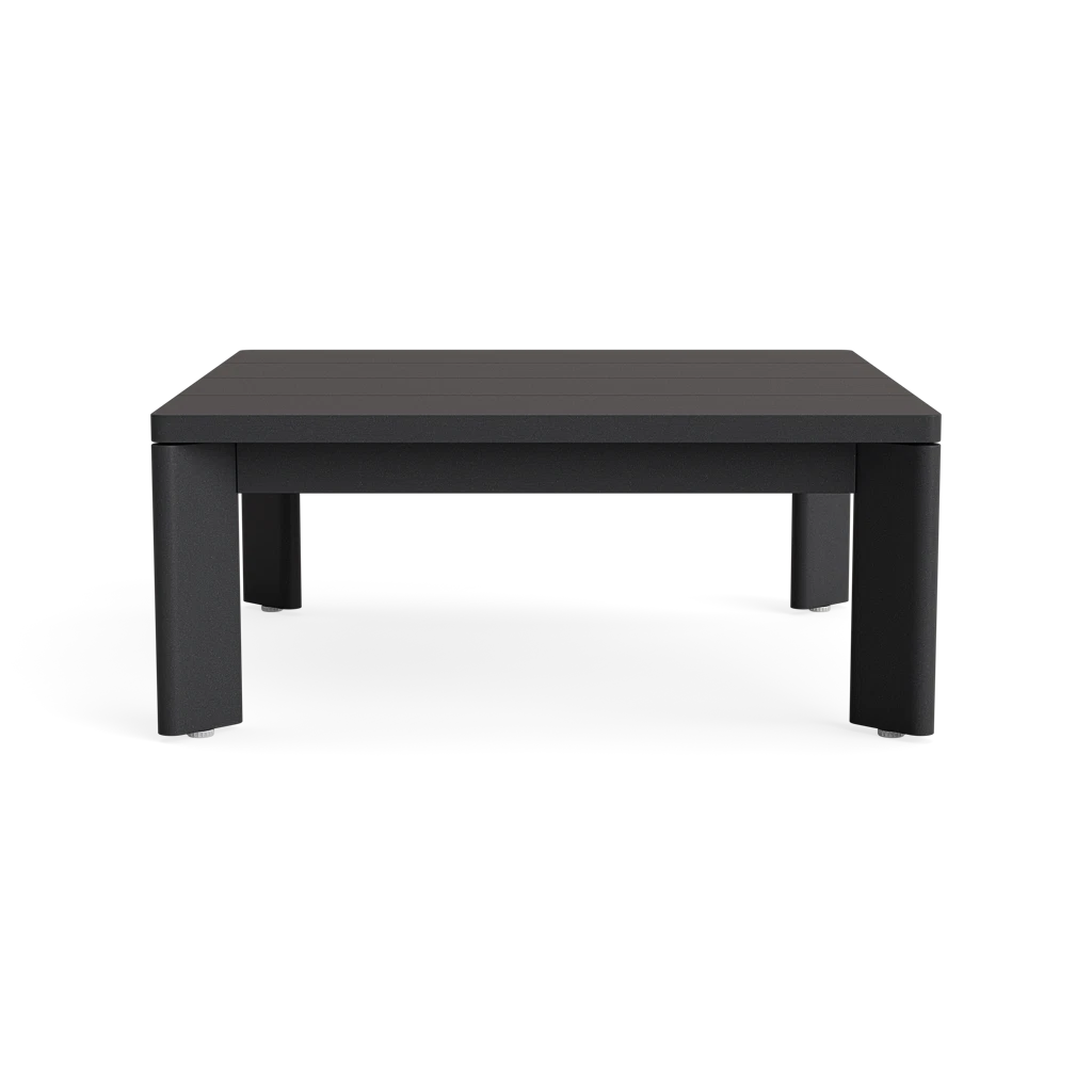 36" Square Aluminum Coffee Table
