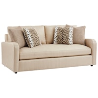 Terra  75 Inch Apartment Sofa with Bench Seat