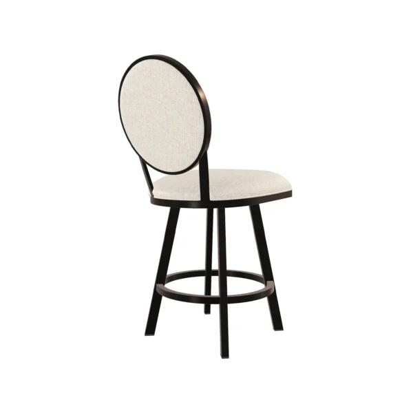 Angled Swivel w/ Back Barstool