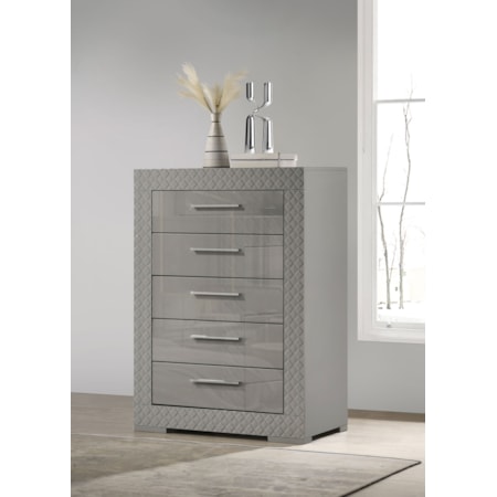 Ives 5-drawer Bedroom Chest of Drawers