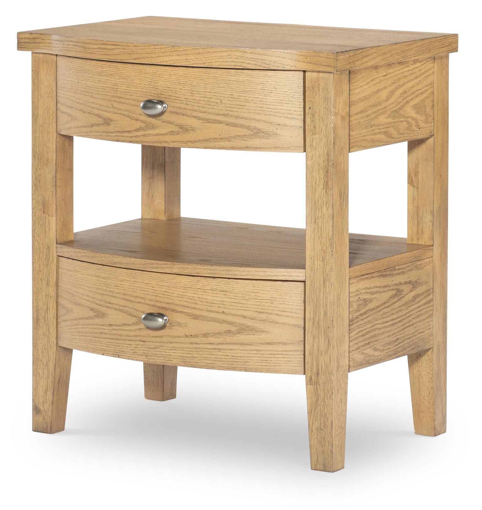 Open Nightstand 2 Drawer