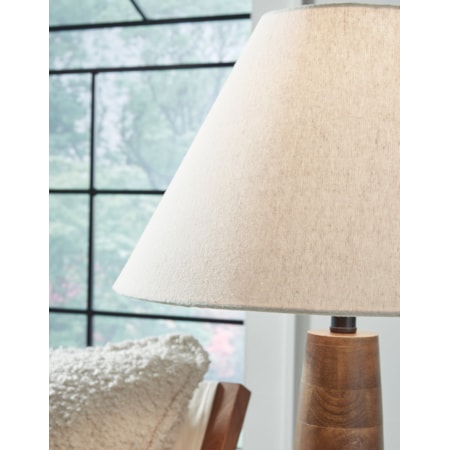 Wood Table Lamp