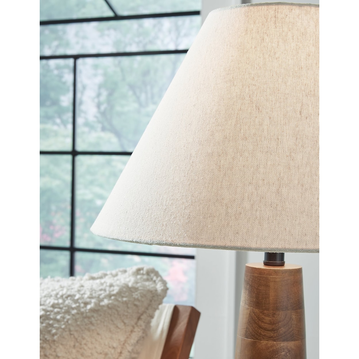 Ashley Furniture Signature Design Danset Wood Table Lamp