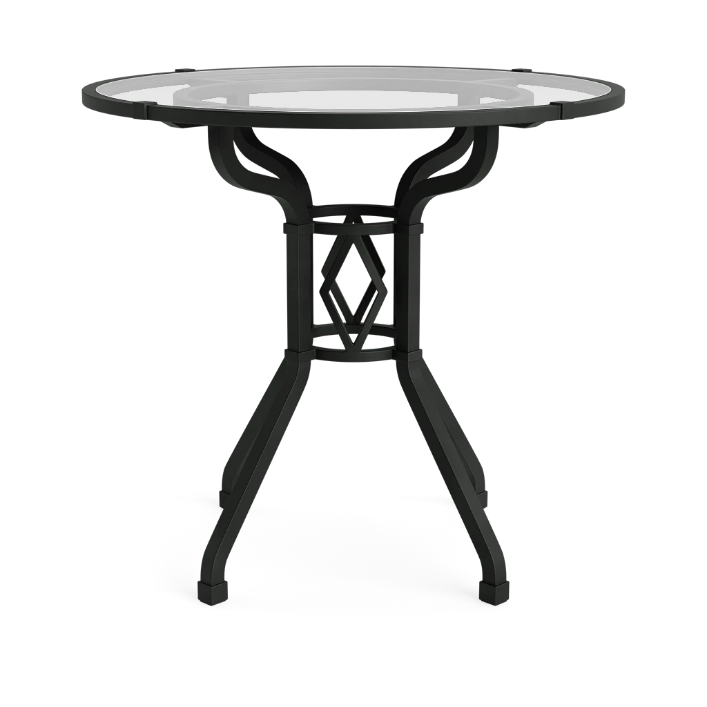 Brown Jordan Venetian 30" Rd. Glass-Top Bistro Table