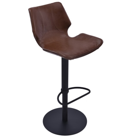 Adjustable Swivel Bar Stool with Foot Rest