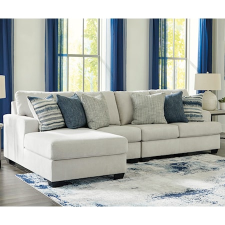 3-Piece Sectional with Chaise