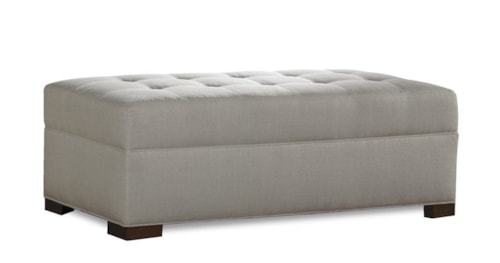 Traditional Ottoman with Tufting Detail