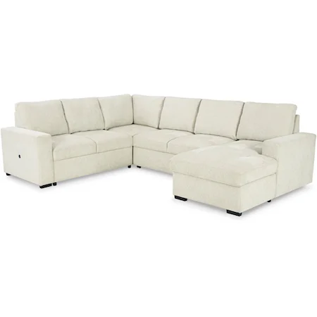 3-Piece Sectional with Pop Up Bed
