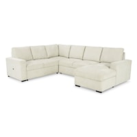 3-Piece Sectional with Pop Up Bed