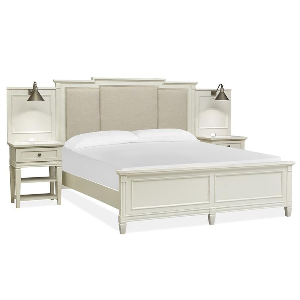 Magnussen Home Willowbrook Bedroom King Upholstered Wall Bed